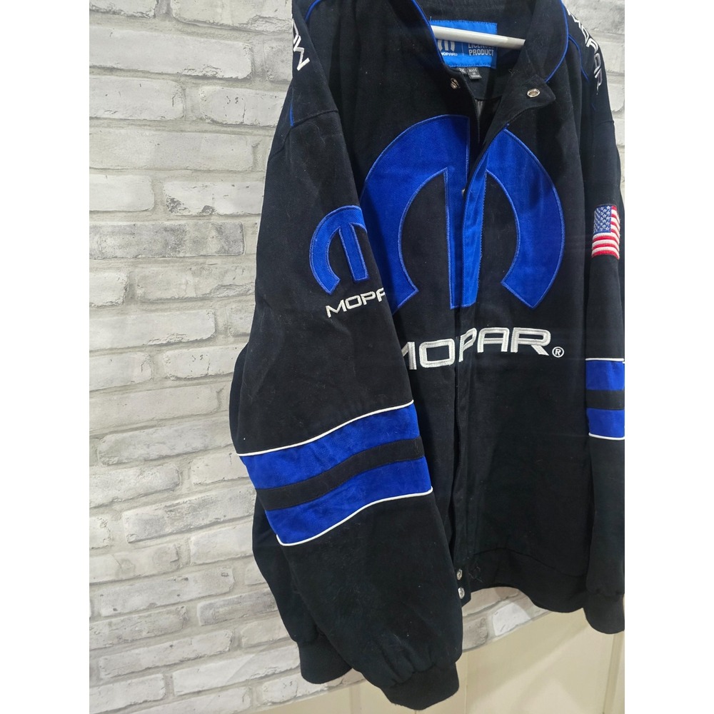 Dodge Mopar 3XL Embroidered Cotton Jacket black JH Design Heavy‎ Crisp Clean - Picture 2 of 16